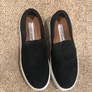 Steve Madden Gills Suede Platform Slip-on Sneaker (Women's)